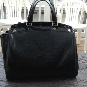 Louis Vuitton Brea Epi Noir black shoulder bag